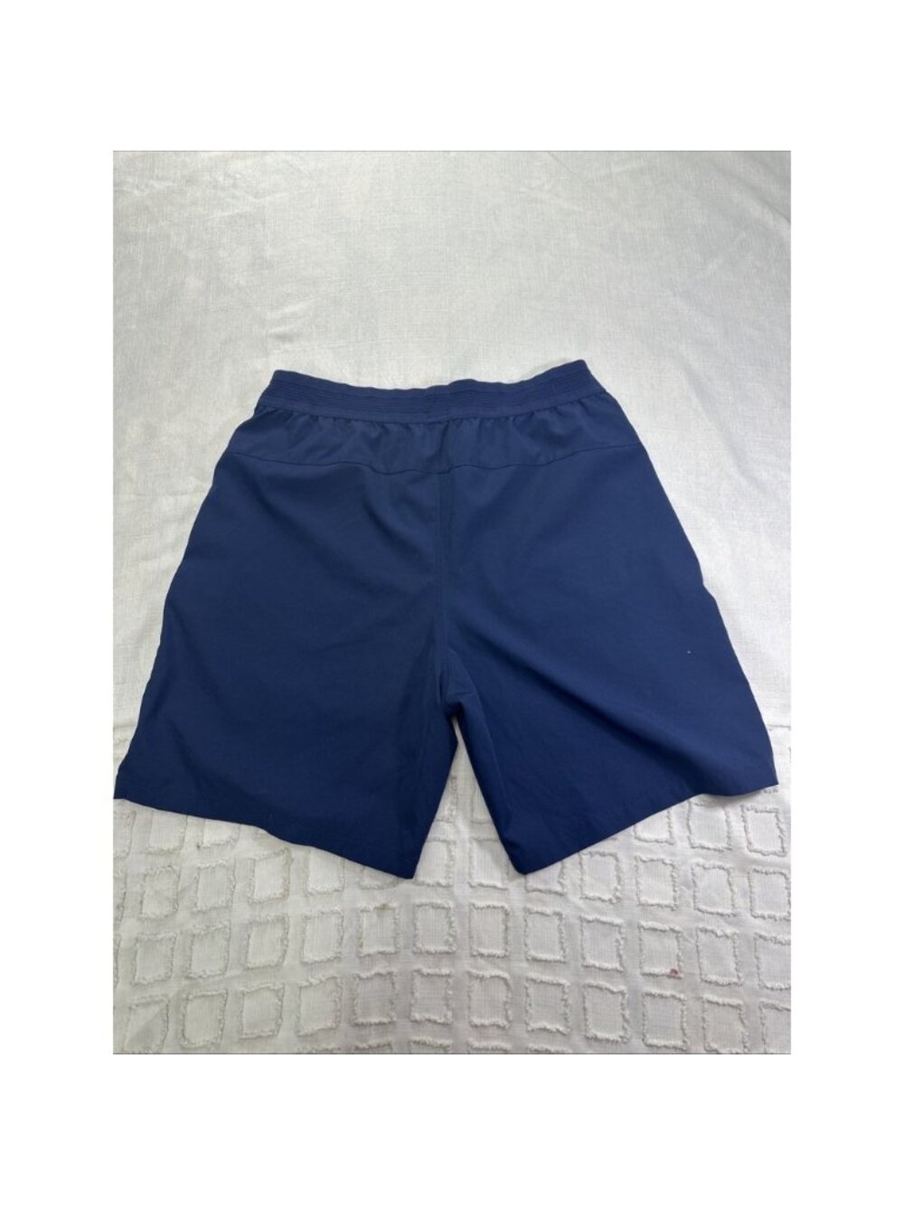 Womens Navy Blue Athletic Training Running Shorts Size - Picture 2 of 2